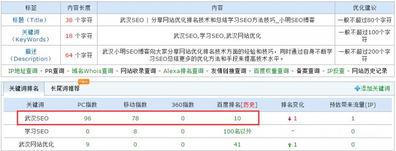 档案解密：两个月将“武汉SEO”送上首页