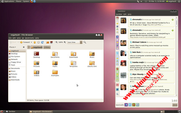 Ubuntu 10.04最新主题抢先体验